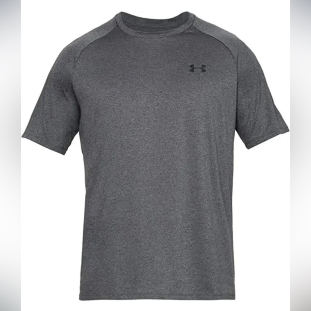 Under Armour Men's Size XL Tech 2.0 Short-Sleeve T-Shirt Carbon Heather Black 27